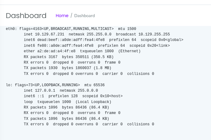 Security Snapshot / PCAP download page